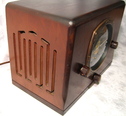 knight,tube radio, wood case, wireless receiver,valves