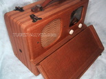 zenith 5-G-500, suitcase,tube radio,valve wireless,1940,1941,wavemagnet,universal,tubesvalves.com