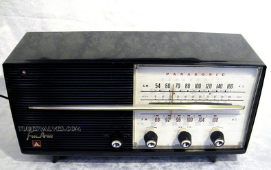 national panasonic,matsushita,tube radio,japanese radio,japan,fm/am,1950's,